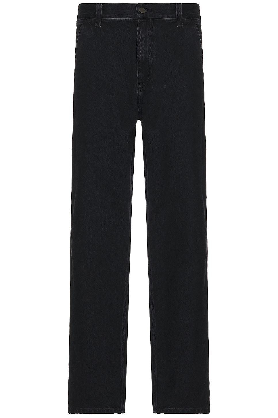 Carhartt WIP Single Knee Pant in Black Product Image