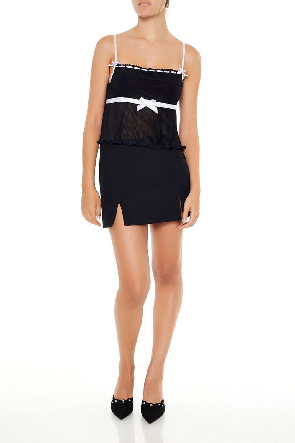 Two-Tone Bow Cami | Forever 21 Product Image