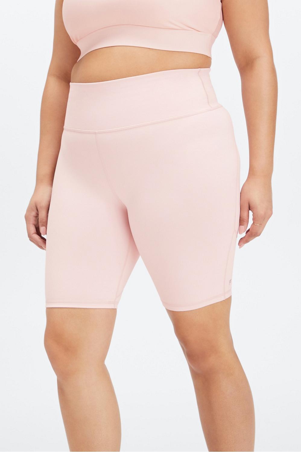 Fabletics Define High-Waisted 9 Short Womens pink Size S Product Image