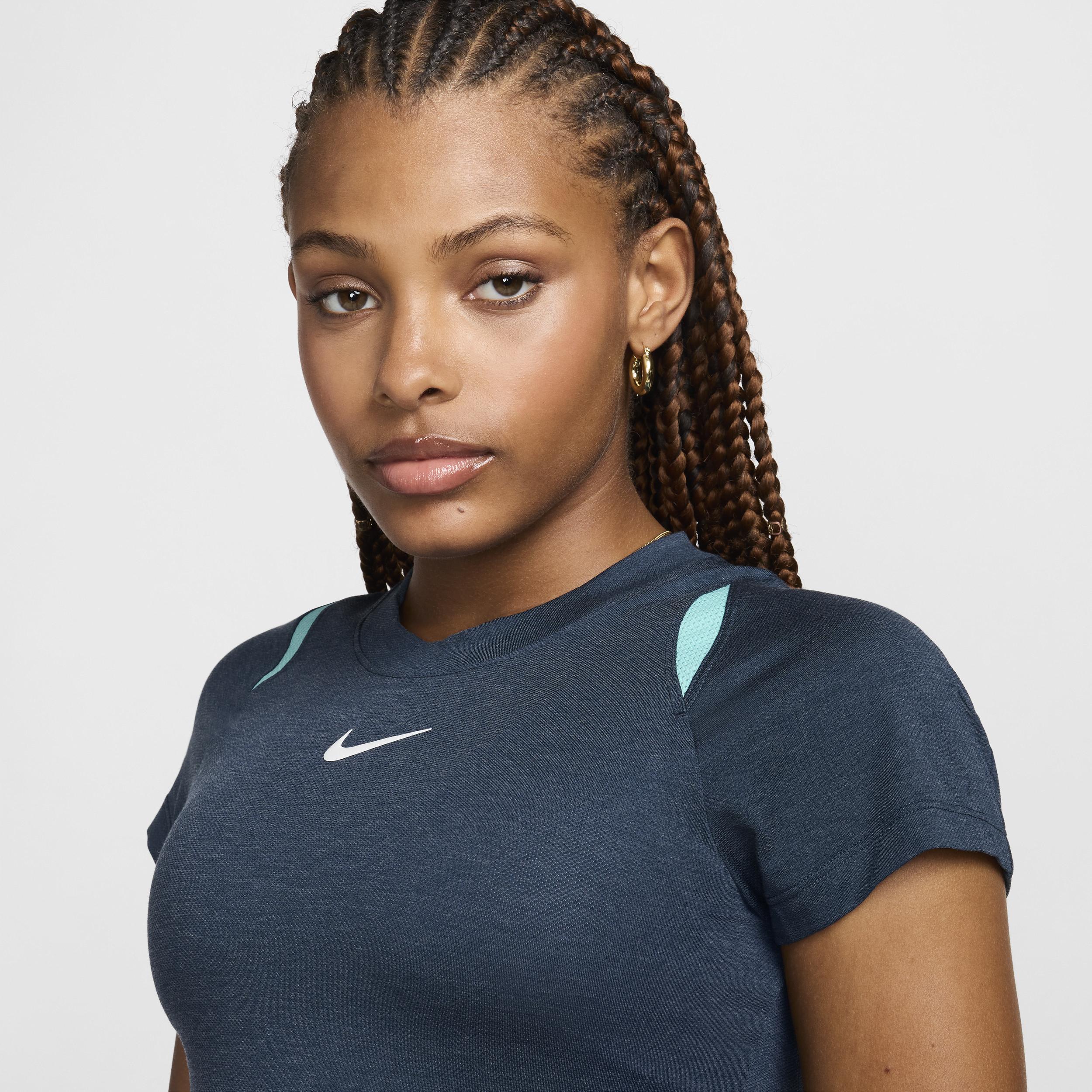 Nike Women's Court Advantage Dri-FIT Short-Sleeve Tennis Top Product Image