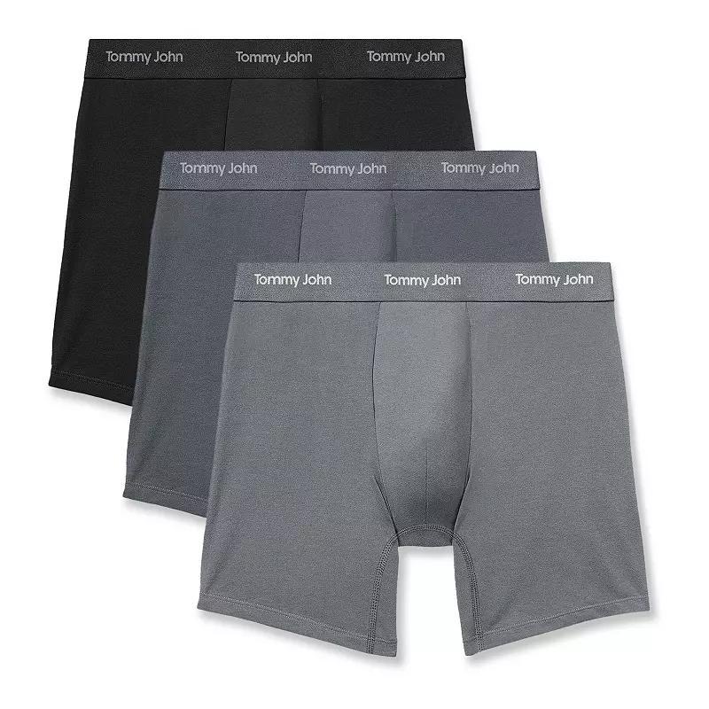 Mens Tommy John 3-Pack Luxe Modal Boxer Briefs Product Image