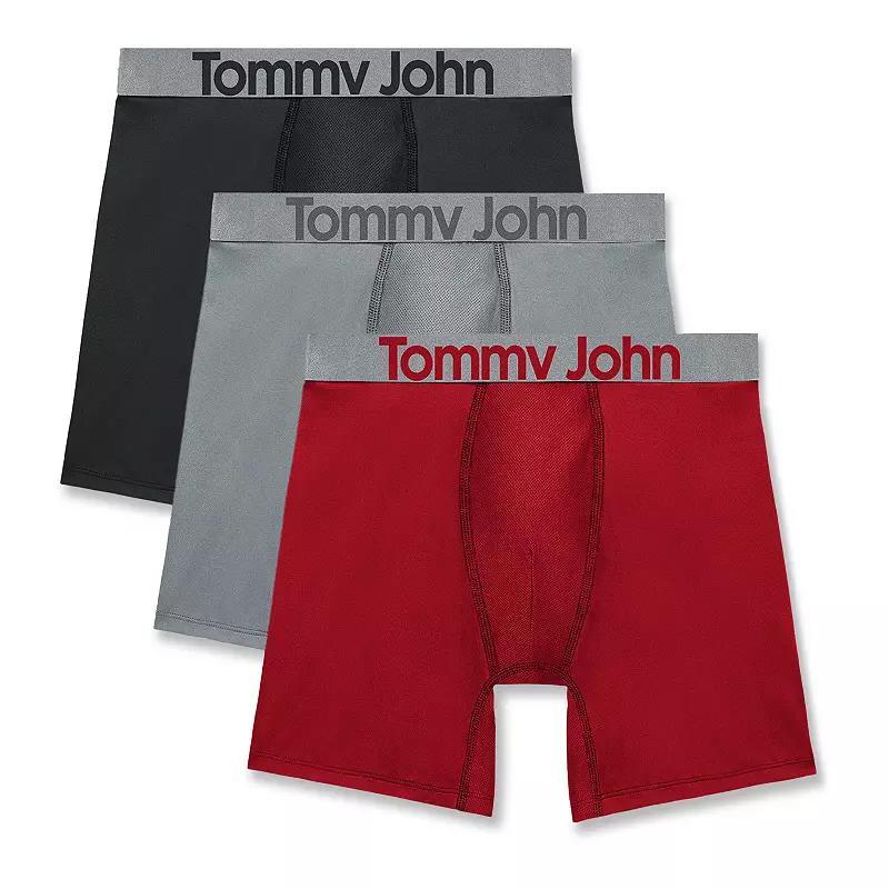 Mens Tommy John 3-Pack Sport Boxer Briefs Product Image