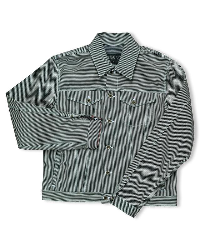 Denim Jacket | Hickory Stripe Product Image