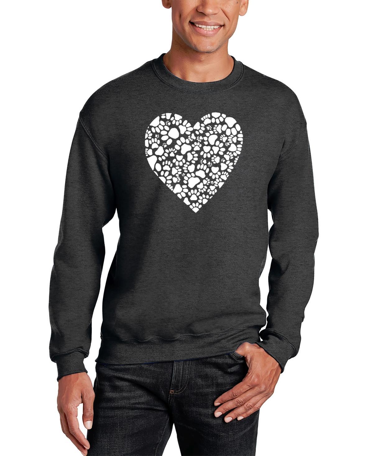 Mens Good Vibes Word Art Crewneck Sweatshirt Product Image