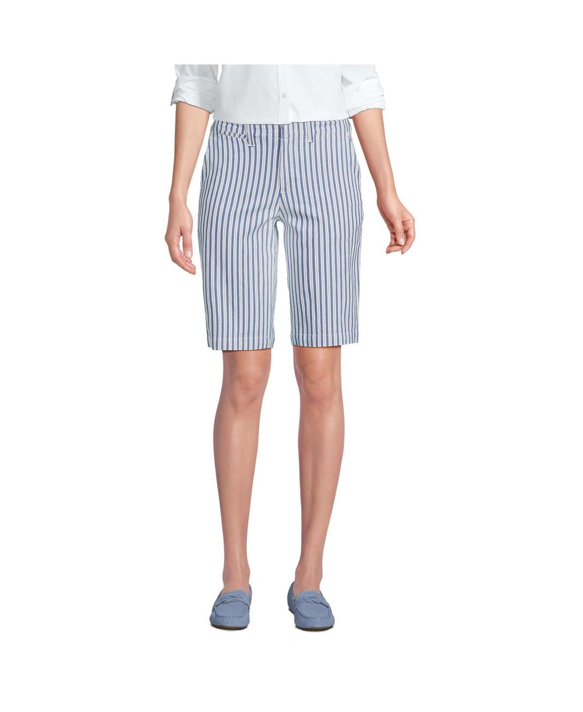 Womens Lands End 12-in. Classic Bermuda Chino Shorts Product Image