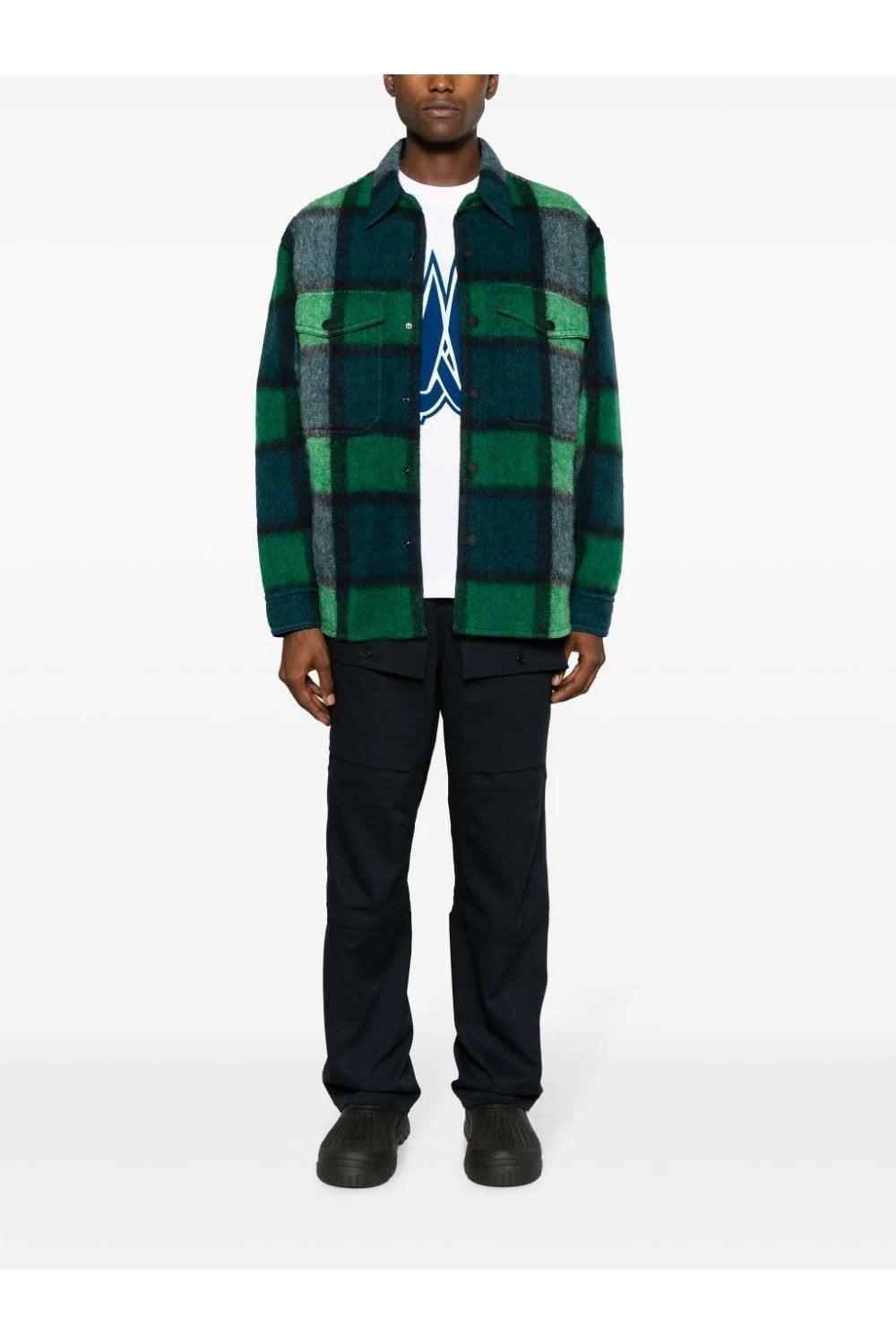 Waier Shirt Jacket In Green Product Image