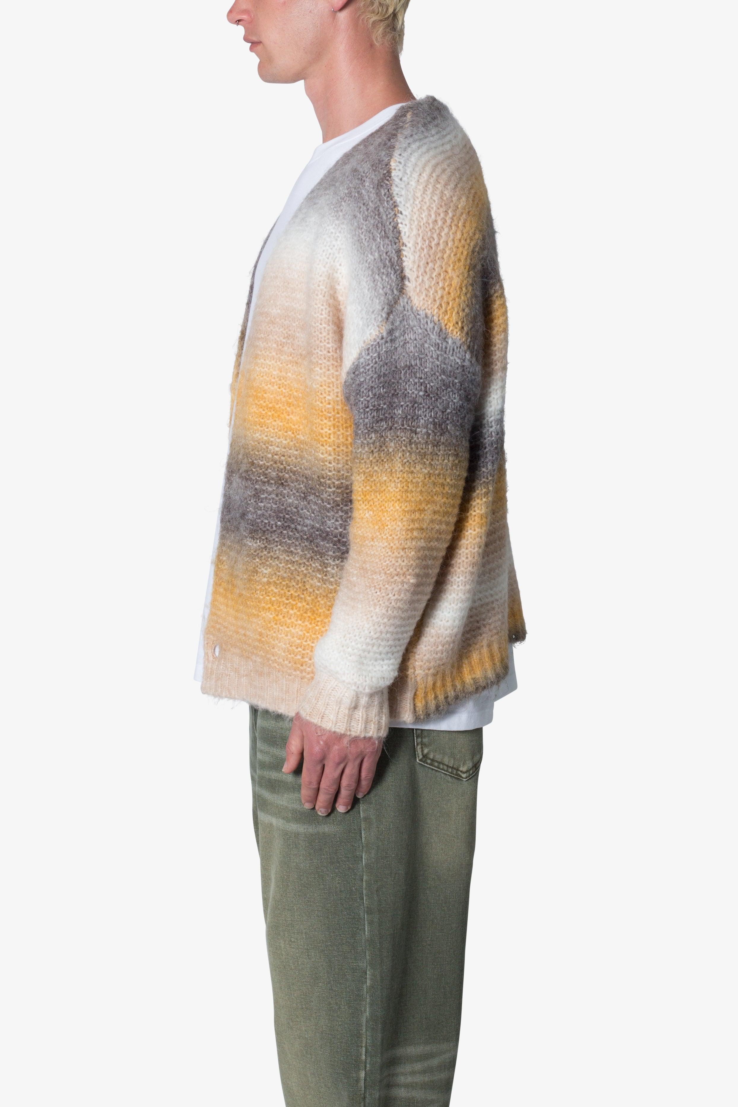 Gradient Knit Cardigan Sweater - Multi Product Image