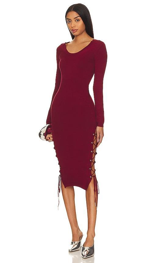 VESTIDO MIDI LACE UP Product Image