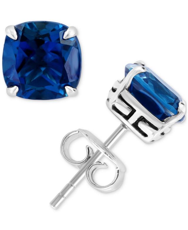 Effy Women's Square-Shaped Sterling Silver & Blue Topaz Earrings  - female - Size: one-size Product Image