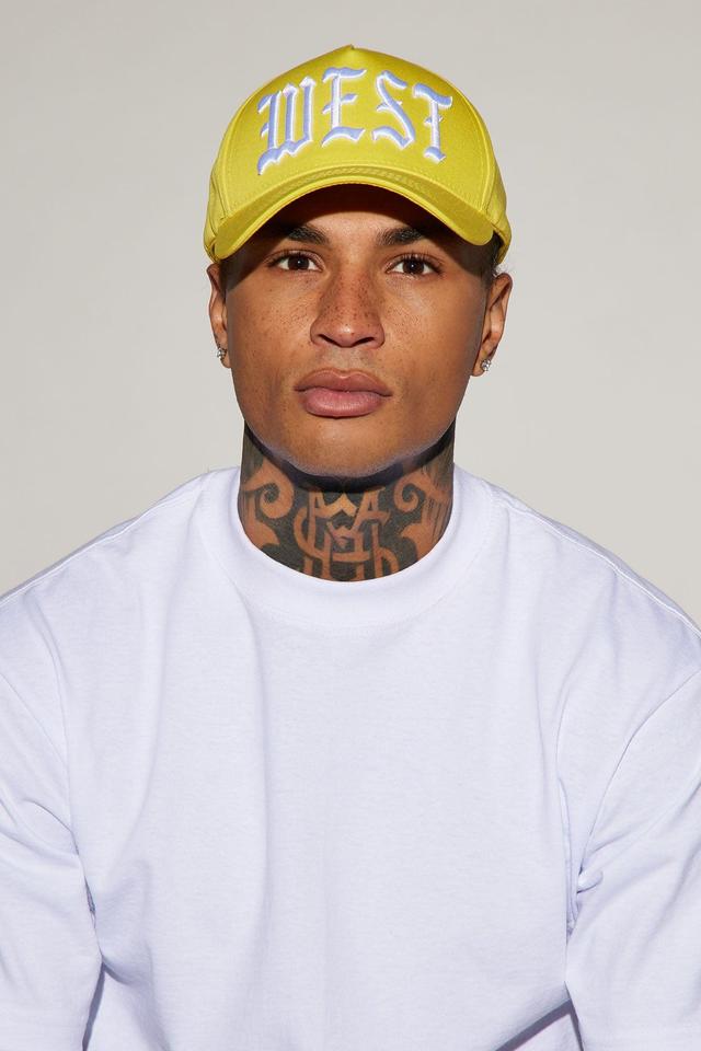 West Side Snapback Hat - Yellow Product Image