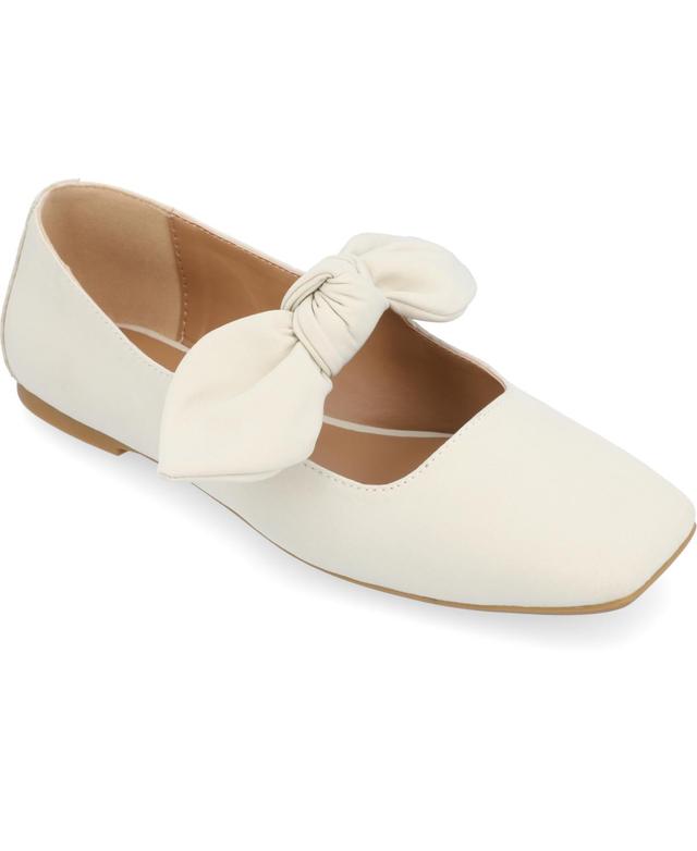 Journee Collection Womens Seralinn Bow Flats Womens Shoes Product Image