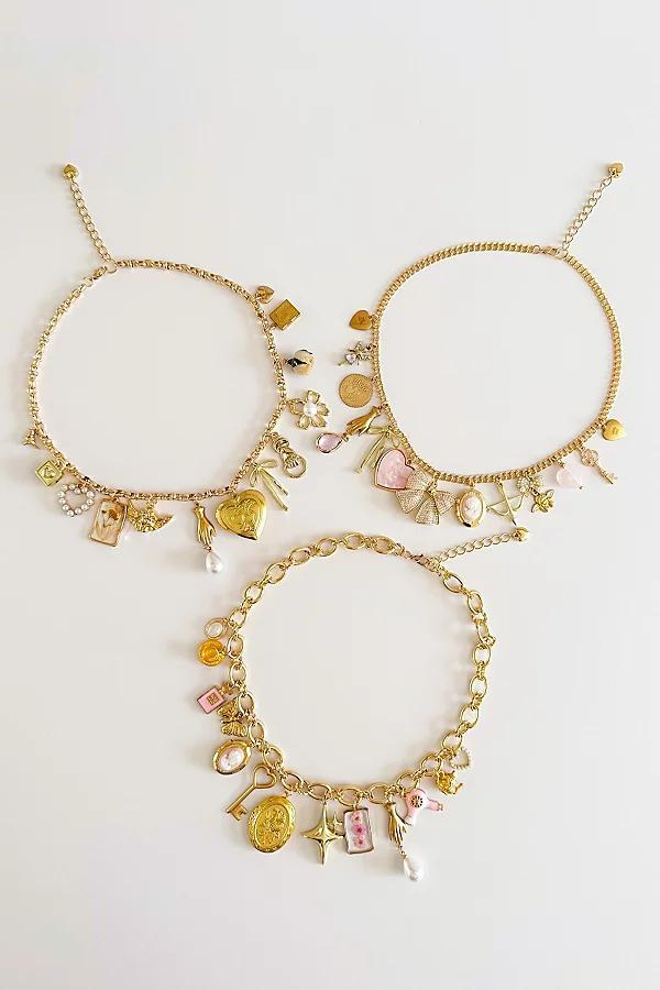 Shop Charming Tea Coquette Charm Necklace Womens at Urban Outfitters Product Image