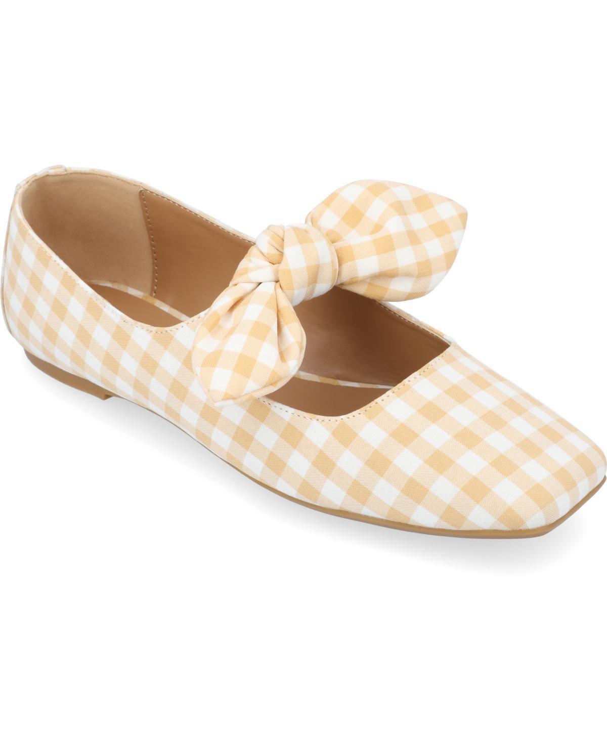 Journee Collection Womens Seralinn Bow Flats Womens Shoes Product Image