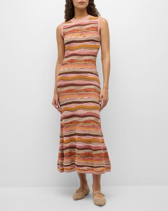 Fauna Sleeveless Knit Midi Dress Product Image