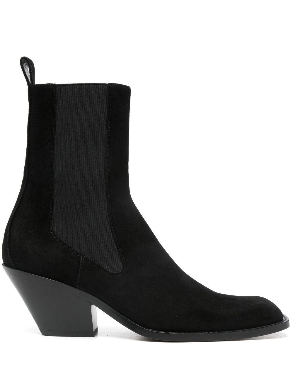 KHAITE 65mm Austin Ankle Boots In Black Product Image