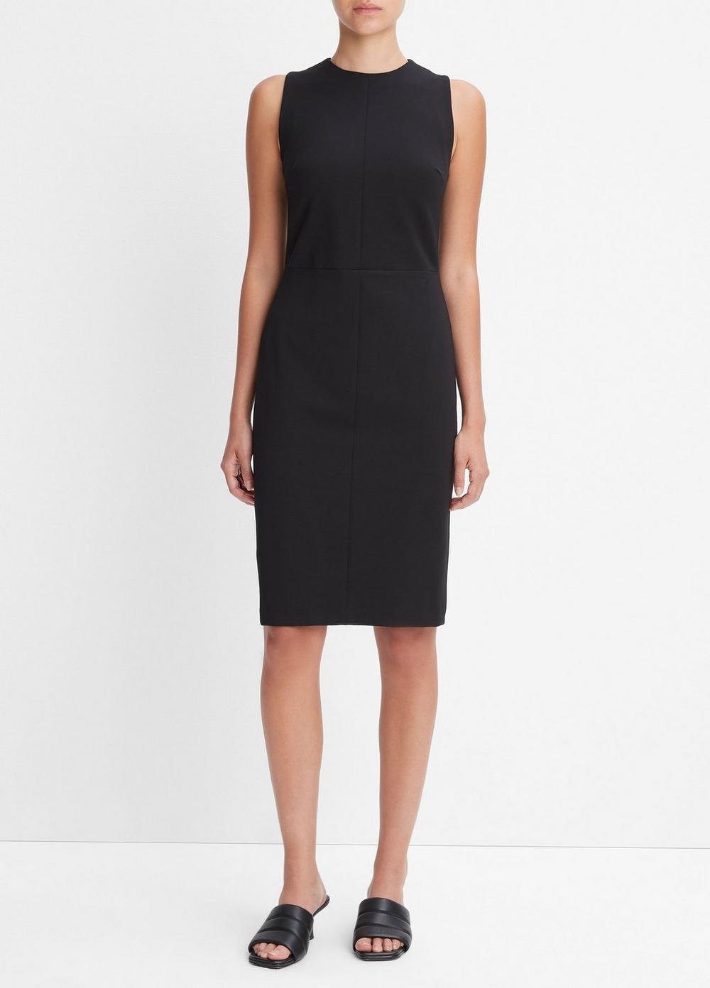 Seamed-Front Sheath Dress Product Image