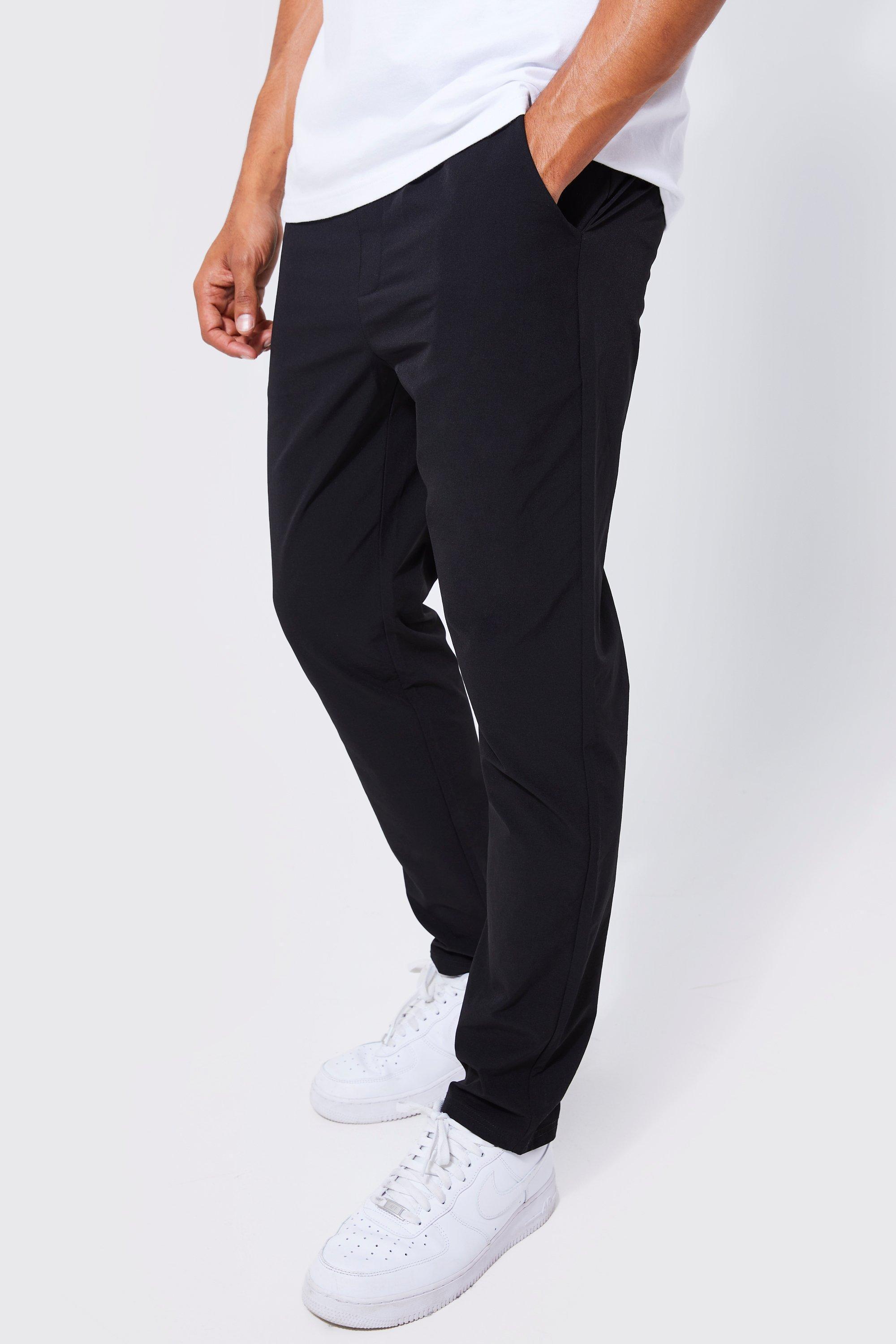 Elasticated Waist Technical Golf Stretch Slim Pants | boohooMAN USA Product Image