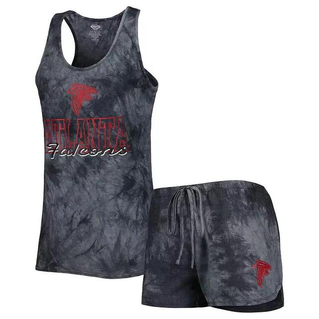 Women's Concepts Sport Charcoal Atlanta Falcons Billboard Scoop Neck Racerback Tank and Shorts Sleep Set Product Image