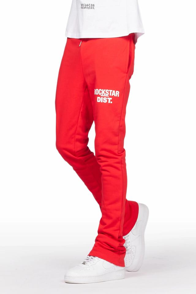 Alpine Red Stacked Flare Pant Male Product Image