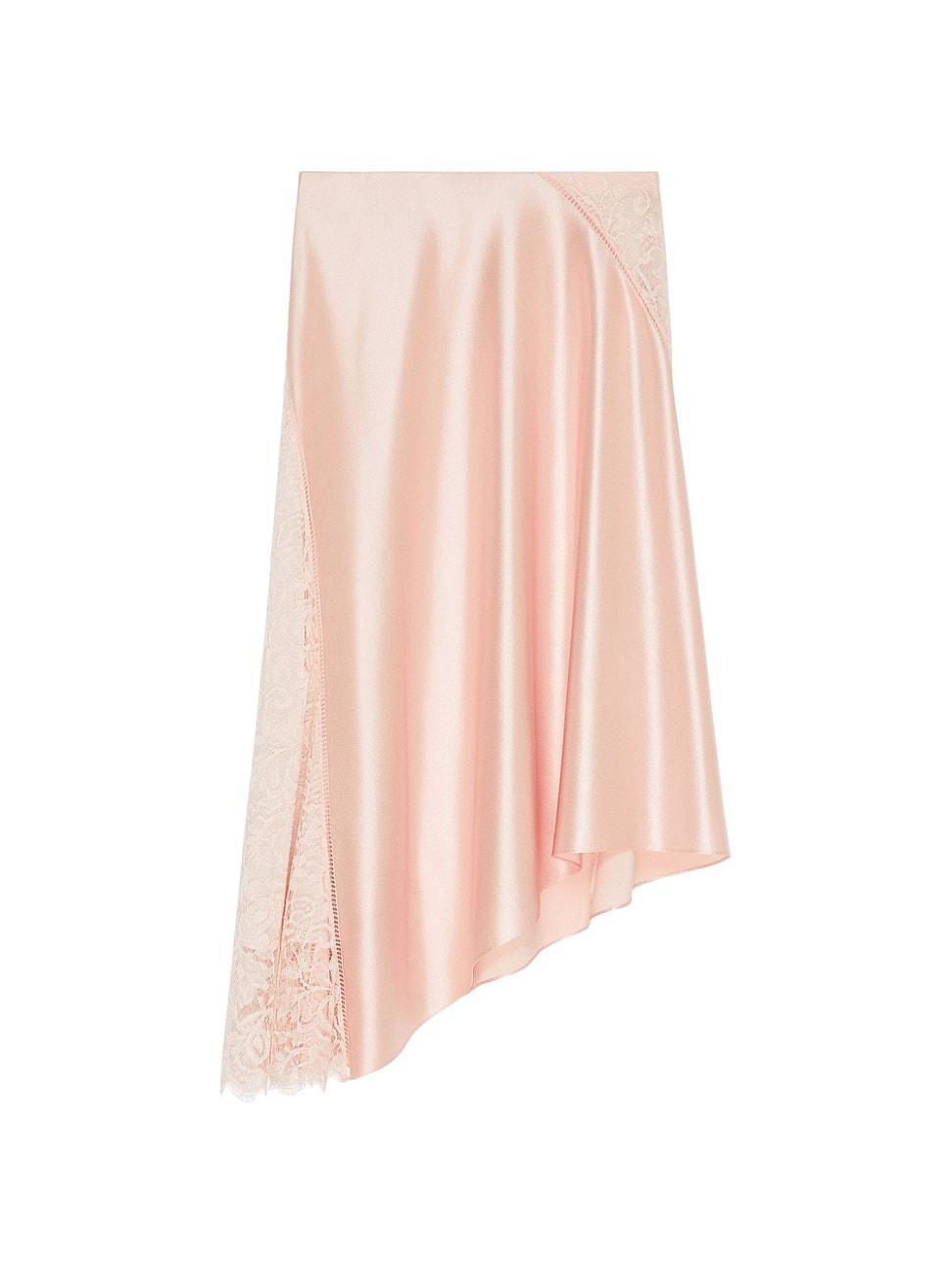 Womens Skirt In Satin And Lace Product Image