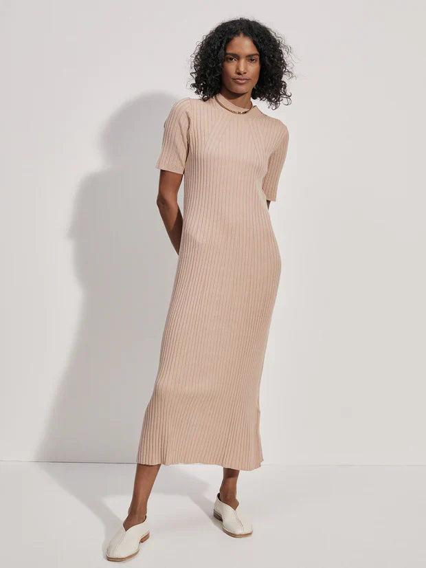 Maeve Ribbed Knit Dress Product Image