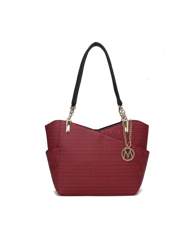 Mkf Collection Jules M Logo Printed Women s Tote Bag by Mia K Product Image