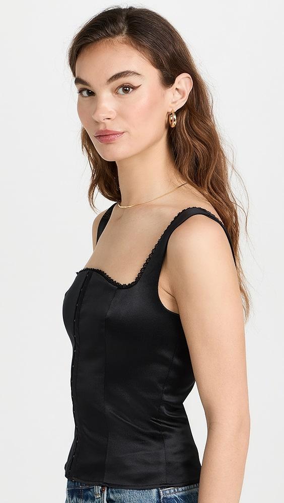 Reformation Tagliatelle Silk Top | Shopbop Product Image