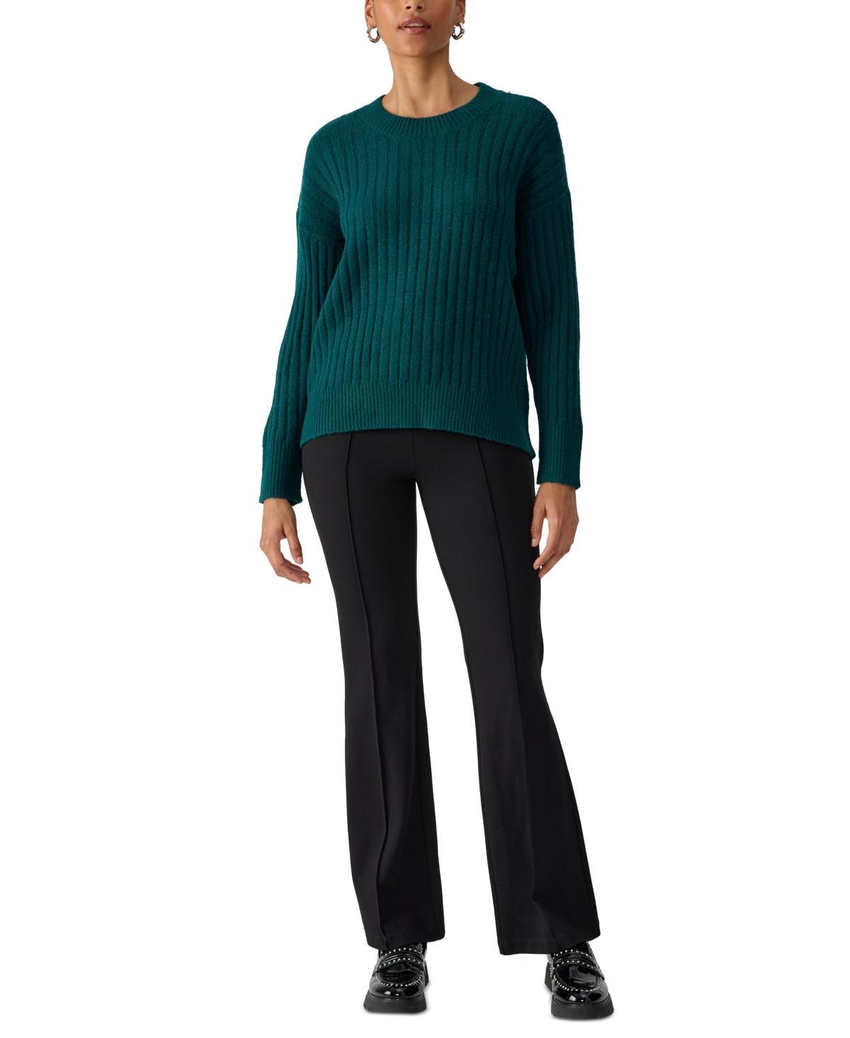 Sanctuary Womens Ribbed Crewneck Sweater Product Image