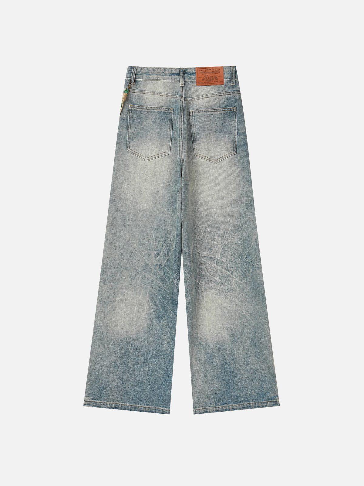 Aelfric Eden Chain Washed Graphic Jeans Product Image