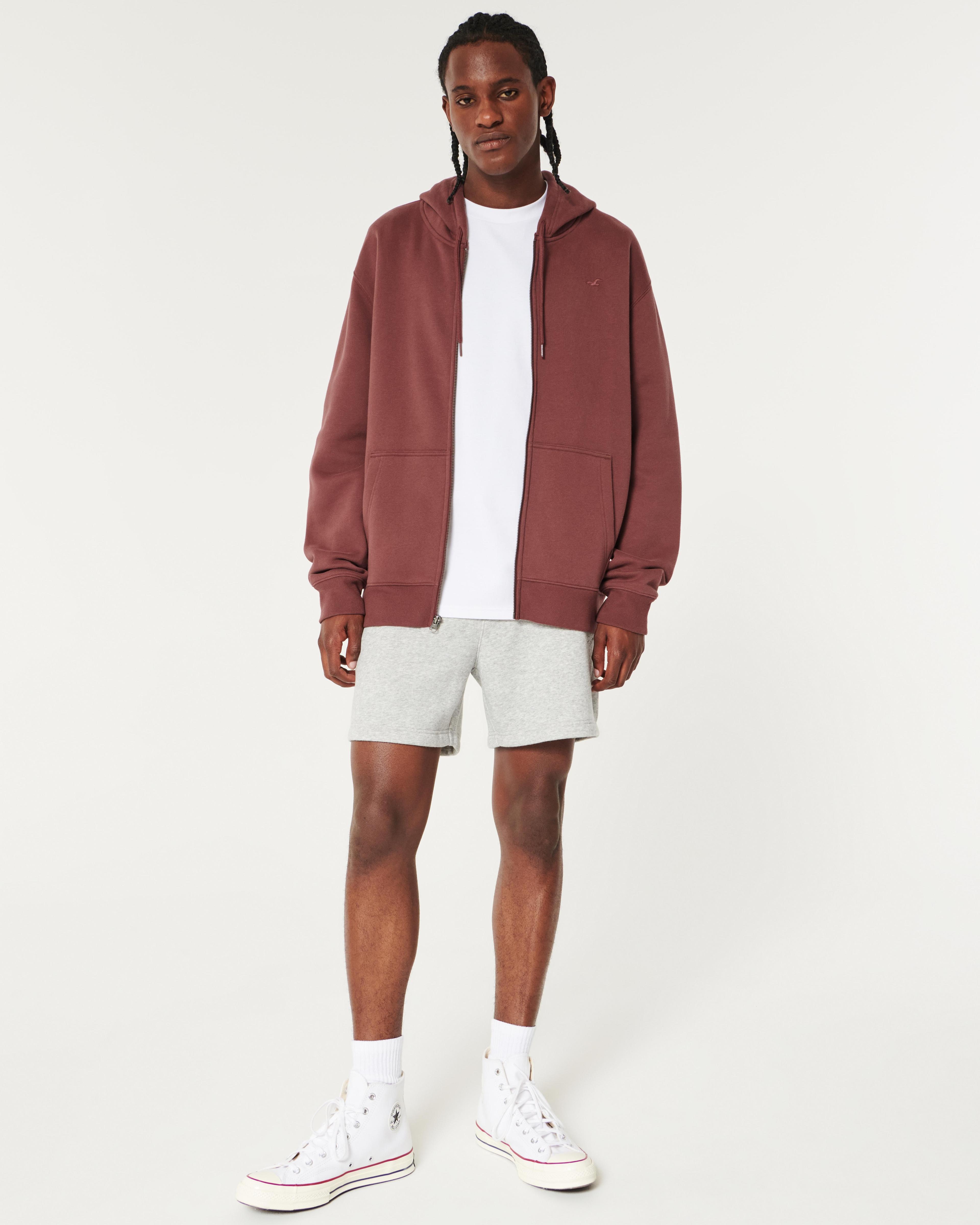 Relaxed Zip-Up Icon Hoodie Product Image