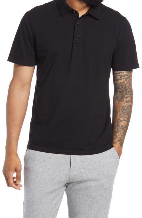 Vince Regular Fit Garment Dyed Cotton Polo Product Image