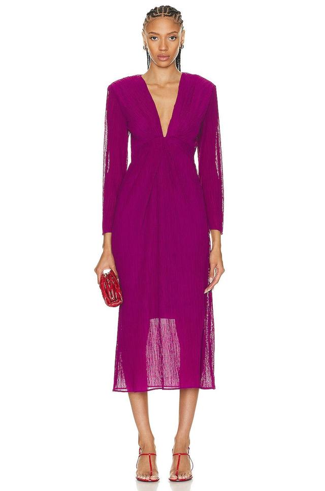 IRO Alofi Dress Wine. (also in 34, 40). Product Image