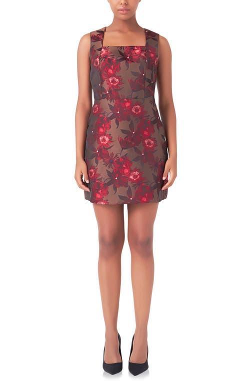 Endless Rose Floral Jacquard Minidress Product Image