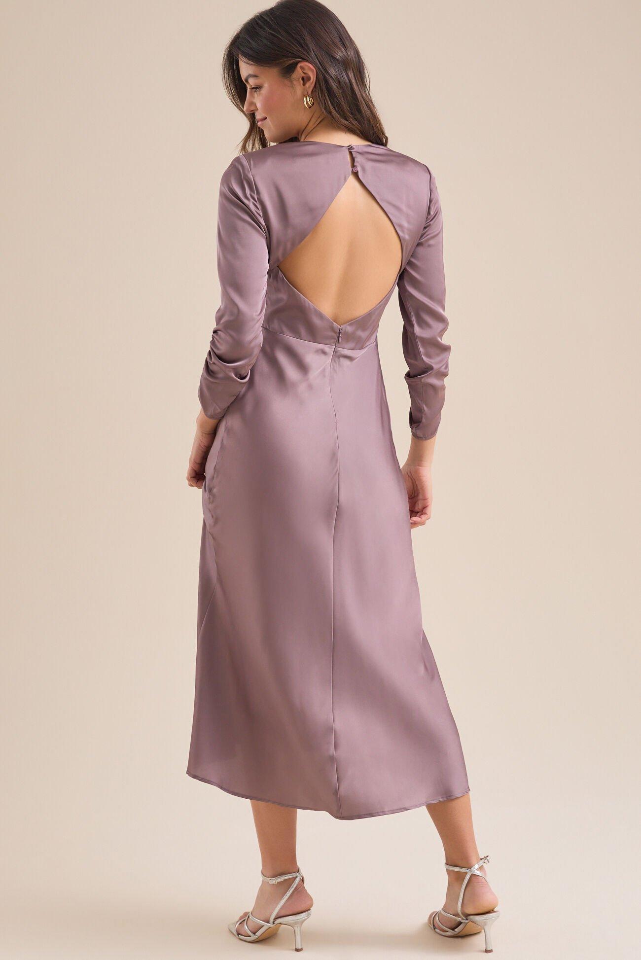 Gracie Satin Midi Dress by ASTR The Label Product Image