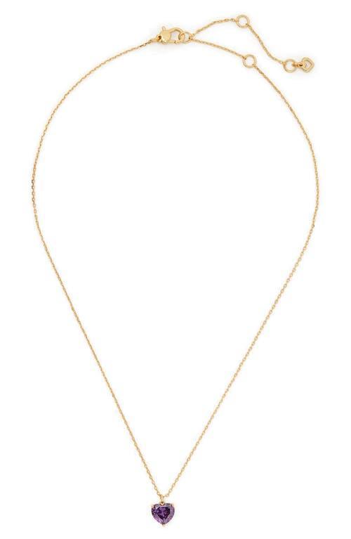 Kate Spade New York my love birthstone heart pendant necklace Product Image