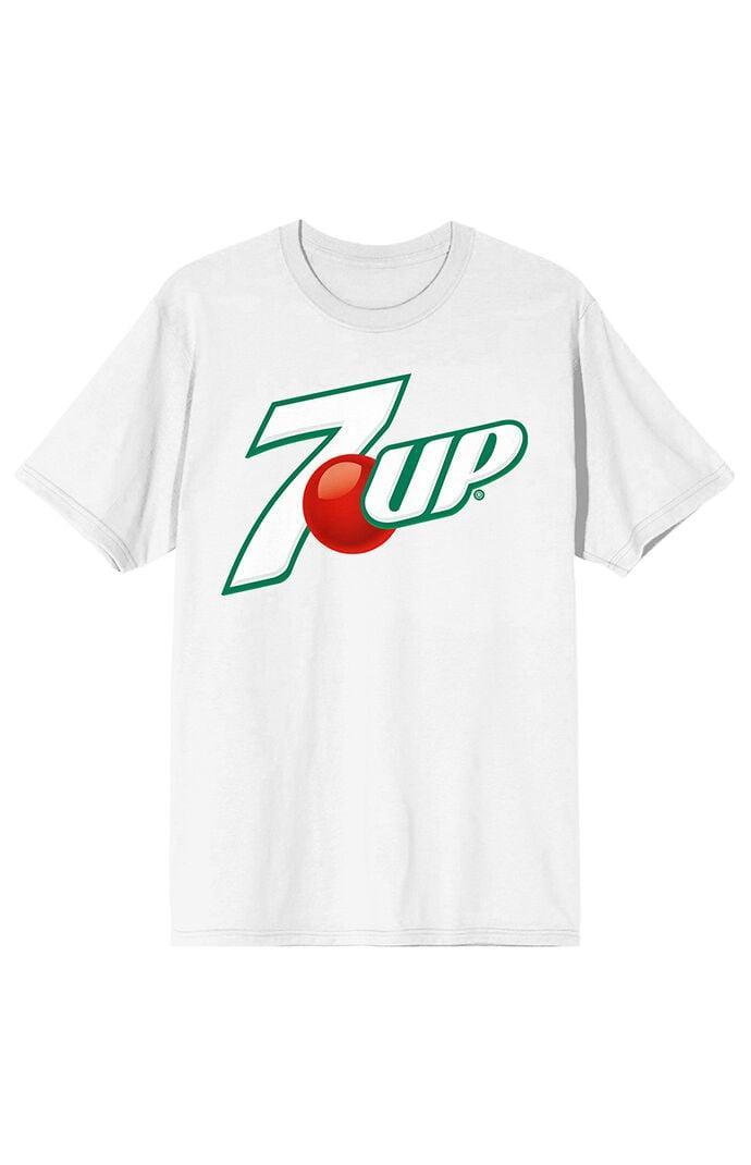 Men's 7UP Soft Drink Logo T-Shirt Product Image