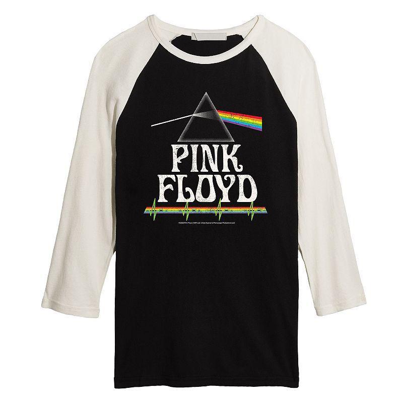 Mens Pink Floyd Dark Side Of The Moon Raglan Graphic Tee Oxford Product Image