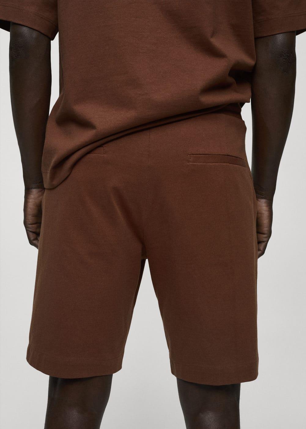 Mango Mens Drawstring Bermuda Shorts Product Image