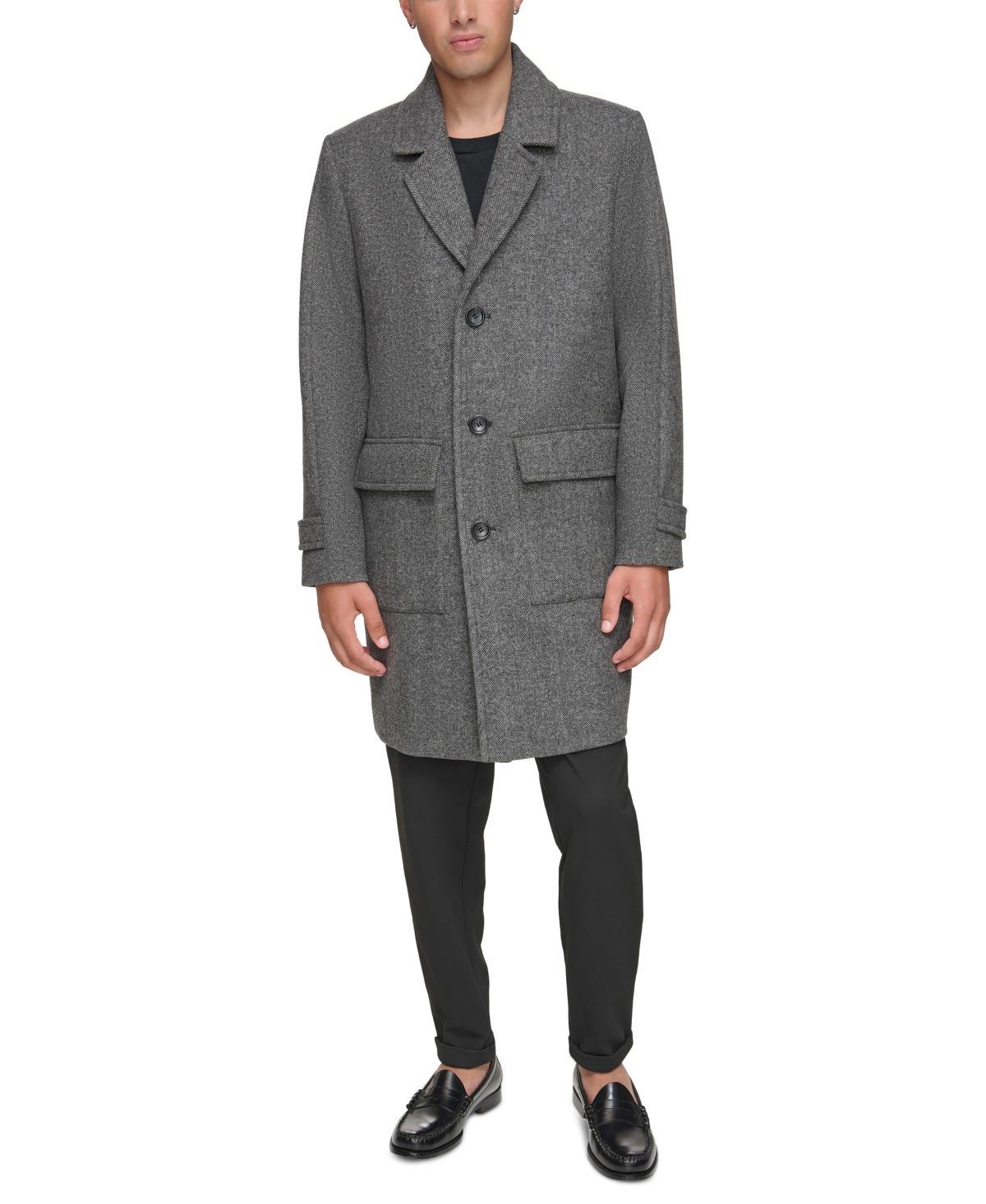 Marc New York Mens Gondet Herringbone Overcoat Product Image