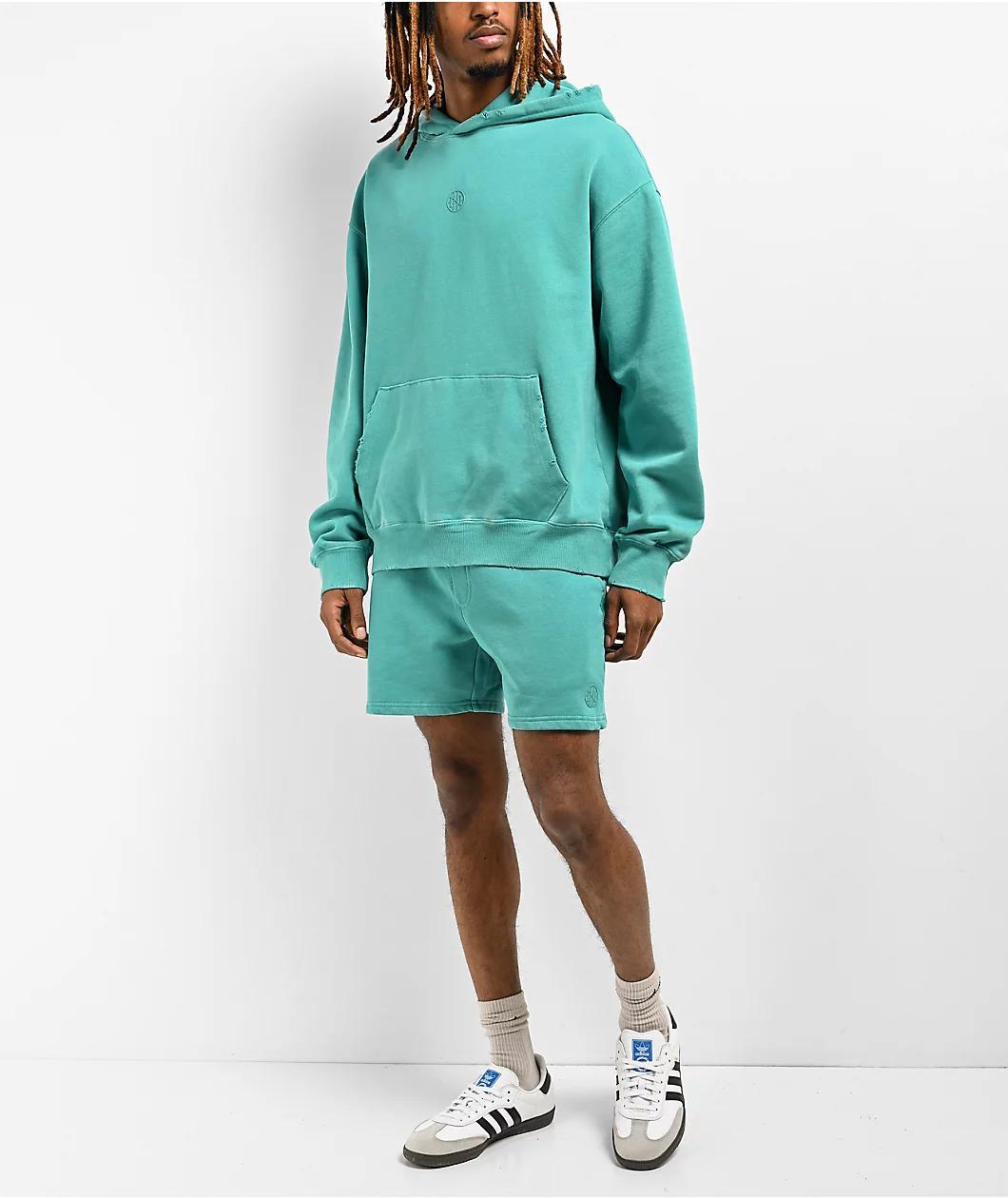 Ninth Hall Fundamentals Bay Blue Boxy Hoodie Product Image