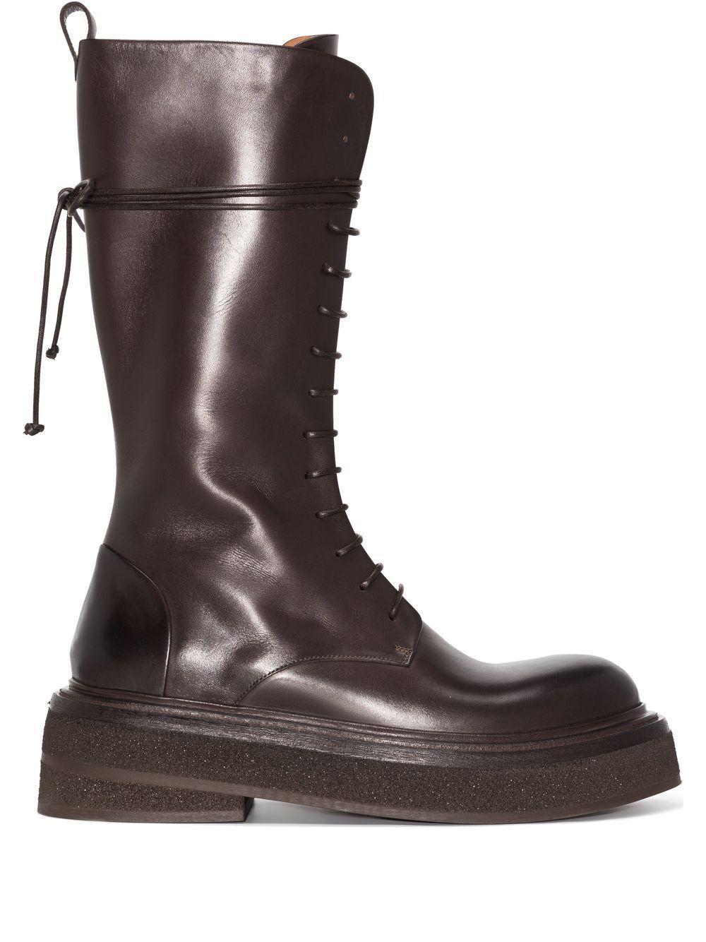 lace-up calf-length boots product image