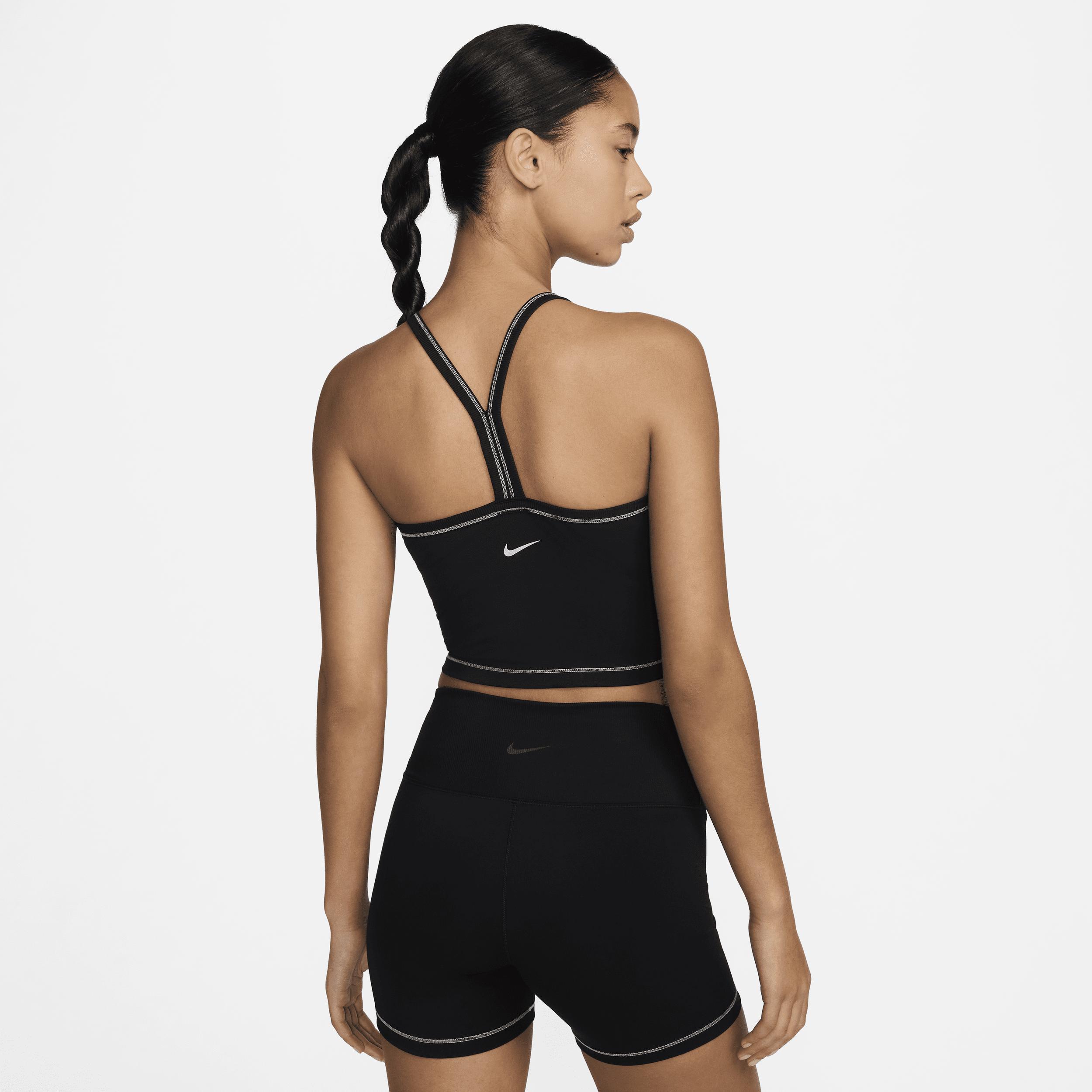 Nike Womens One Fitted Dri-FIT Cropped Tank Top Product Image