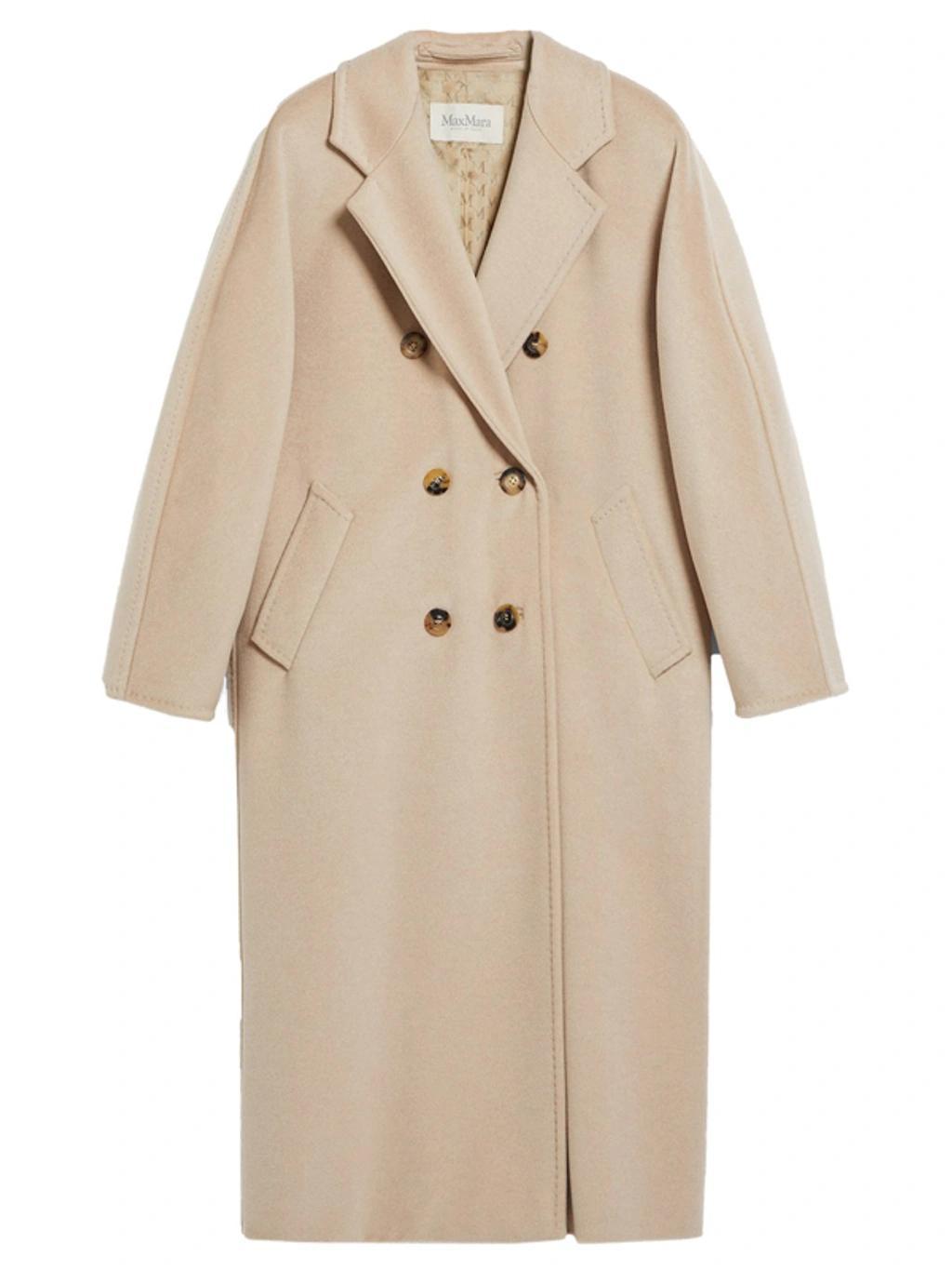 Madame Wool Coat In Ecru Product Image