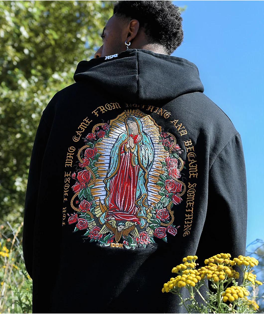 DGK Guadalupe Embroidered Black Hoodie Product Image