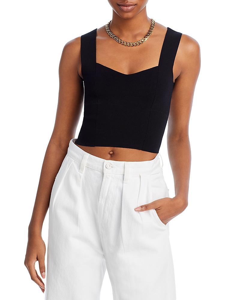 Womens Jordana Sleeveless Cropped Top Product Image