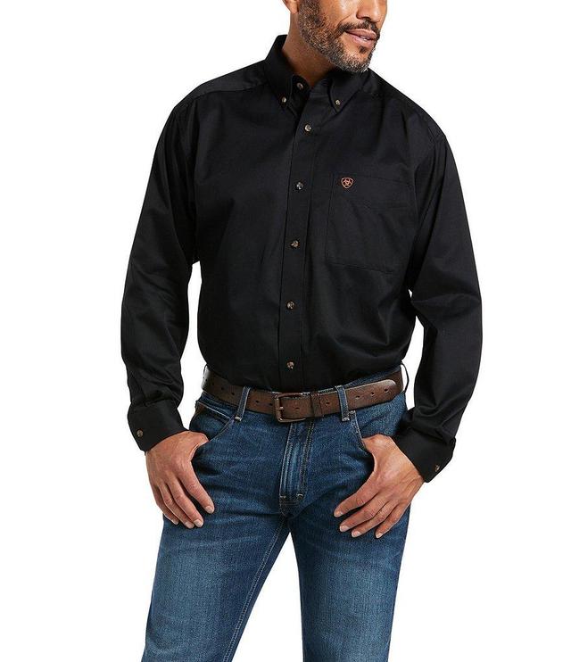 Ariat Solid Twill Long-Sleeve Woven Shirt Product Image