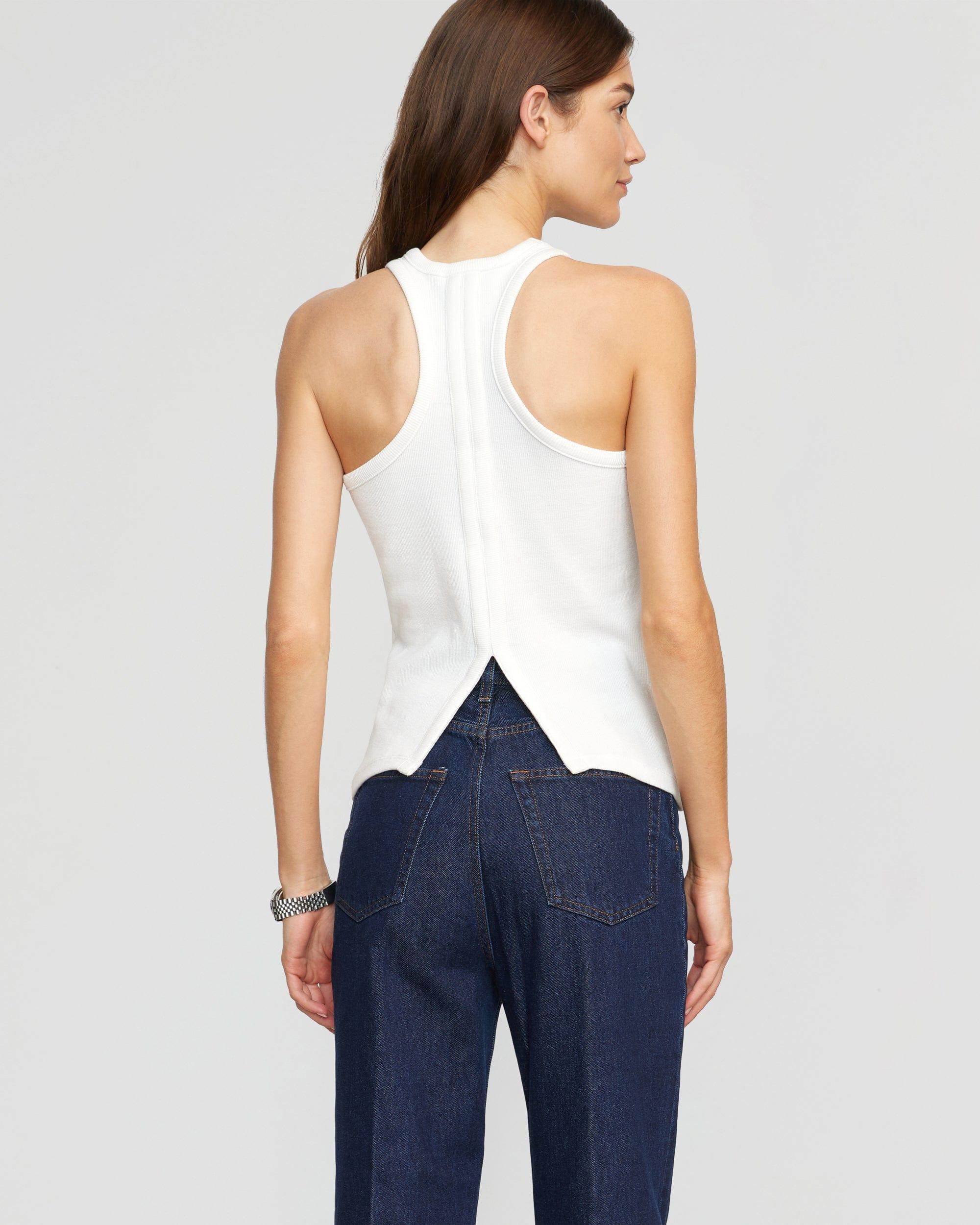 Tory Split-Back Ribbed Tank Product Image