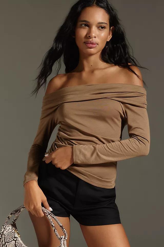 Nation LTD Abana Draped Off-The-Shoulder Top Product Image