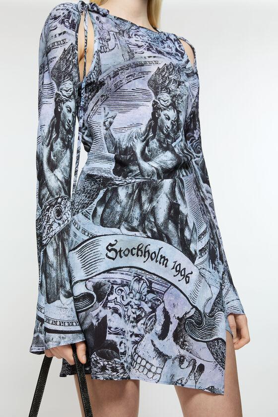 Printed wrap dress Product Image