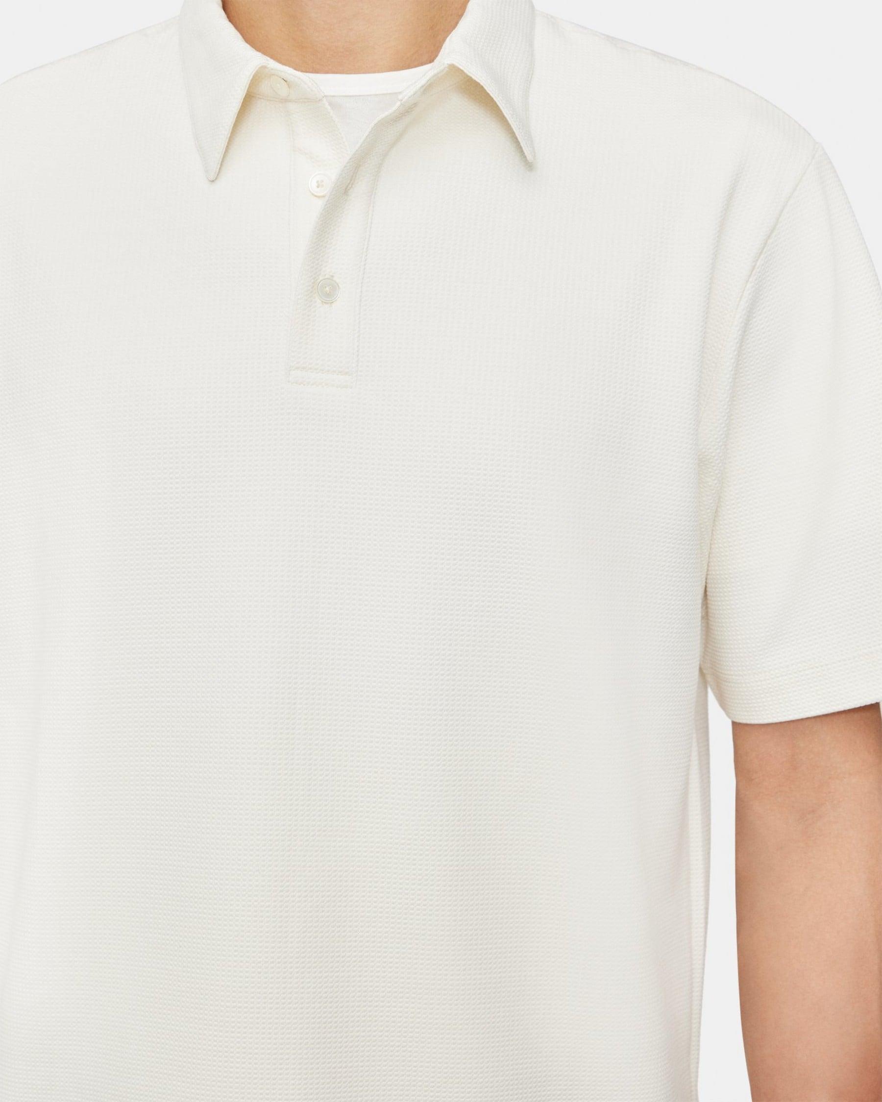 Ryder Short-Sleeve Polo in Waffle Knit Product Image